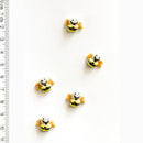 Incomparable Buttons - Bees - Card of 5