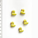 Incomparable Buttons - Chickens L164 - Card of 5