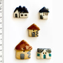 Incomparable Buttons - Houses L211 - Card of 4