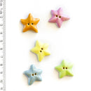 Incomparable Buttons - Stars L237 - Card of 5