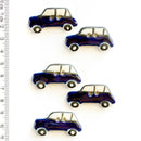 Incomparable Buttons - Cars L245 - Card of 5