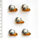 Incomparable Buttons - Lions L255 - Card of 5