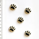 Incomparable Buttons - Round Paws L266 - Card of 5