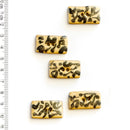 Incomparable Buttons - Animal Print Shapes L273 - Card of 5
