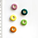 Incomparable Buttons - Multi Round L324 - Card of 5