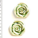 Incomparable Buttons - Large Roses L339 - Card of 2