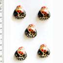 Incomparable Buttons - Roosters L431 - Card of 5