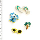 Incomparable Buttons - Assorted Beachwear L442 - Card of 5