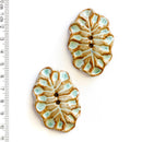 Incomparable Buttons - Botanical Leaves L497 - Card of 2