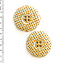 Incomparable Buttons - Large Grid Circles L511 - Card of 2