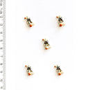 Incomparable Buttons - Small Ducks L527 - Card of 5