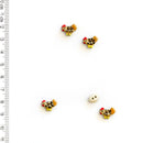 Incomparable Buttons - Tiny Chickens & Egg L537 - Card of 5
