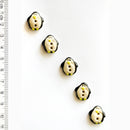 Incomparable Buttons - Small Penguins L544 - Card of 5