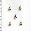 Incomparable Buttons - Small Rabbits L550 - Card of 5