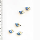 Incomparable Buttons - Blue Birds L580 - Card of 5