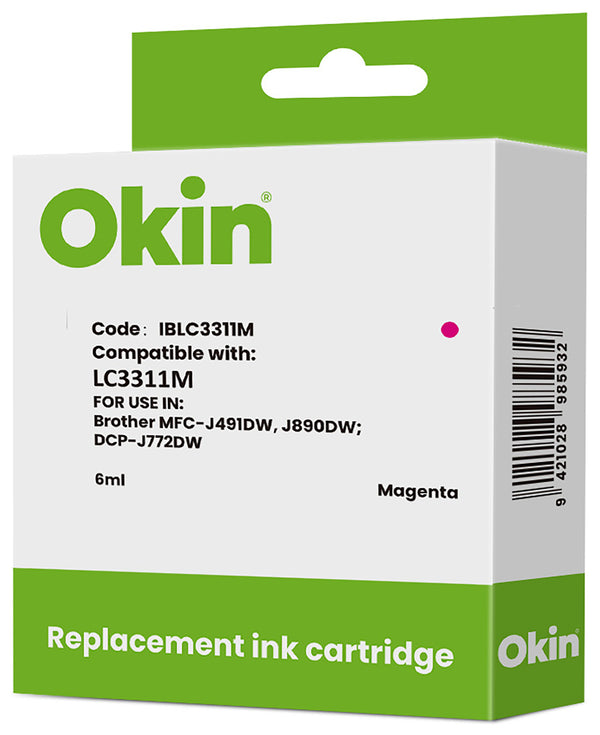 Icon Compatible Brother Lc3311m Magenta Ink Cartridge