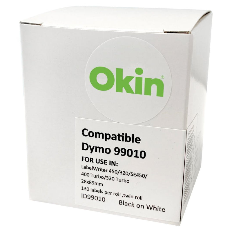 Okin Compatible Dymo Lw Standard Address Labels 89x28mm Pack of 260