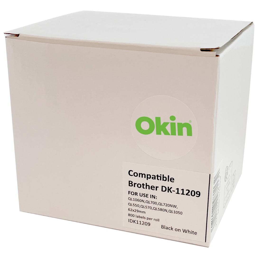 Okin Compatible Brother Standard Address 29x62mm 800 Labels