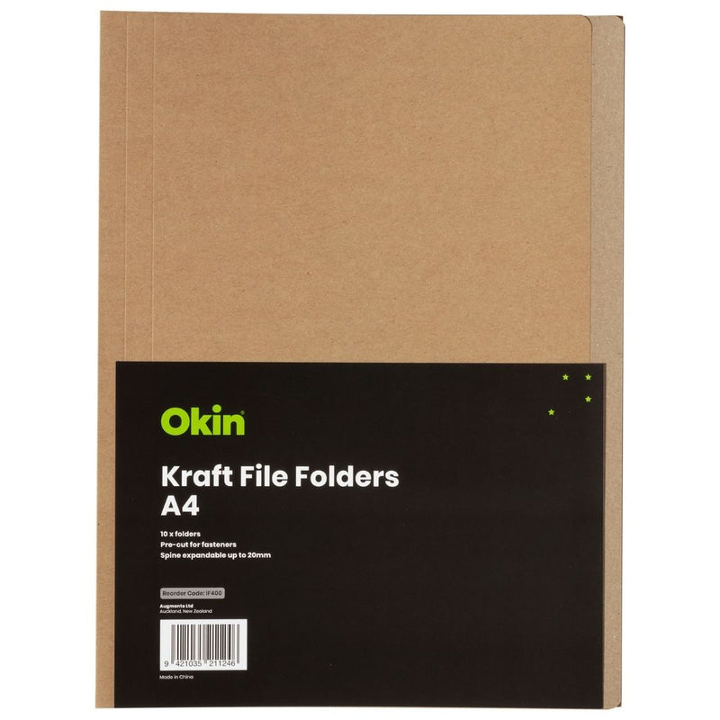 Icon Kraft File Folders A4