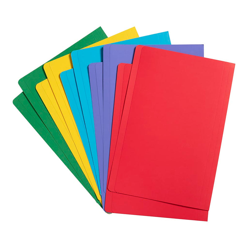 Okin Manilla FS Assorted File Folders Pack of 10