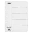Icon Cardboard Dividers 5 Tab