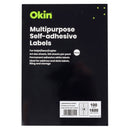Okin Multipurpose Labels 99.1x34mm 16 Per Sheet