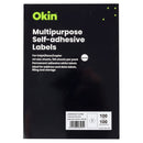 Okin Multipurpose Labels 210x297mm 1 Per Sheet