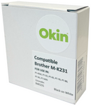 Okin Compatible Brother MK Tape Black On White