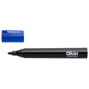 Okin Permanent Marker Bullet Tip - Packs Of 12