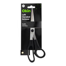 Okin Left Handed 8 Inch Black Handle Scissors
