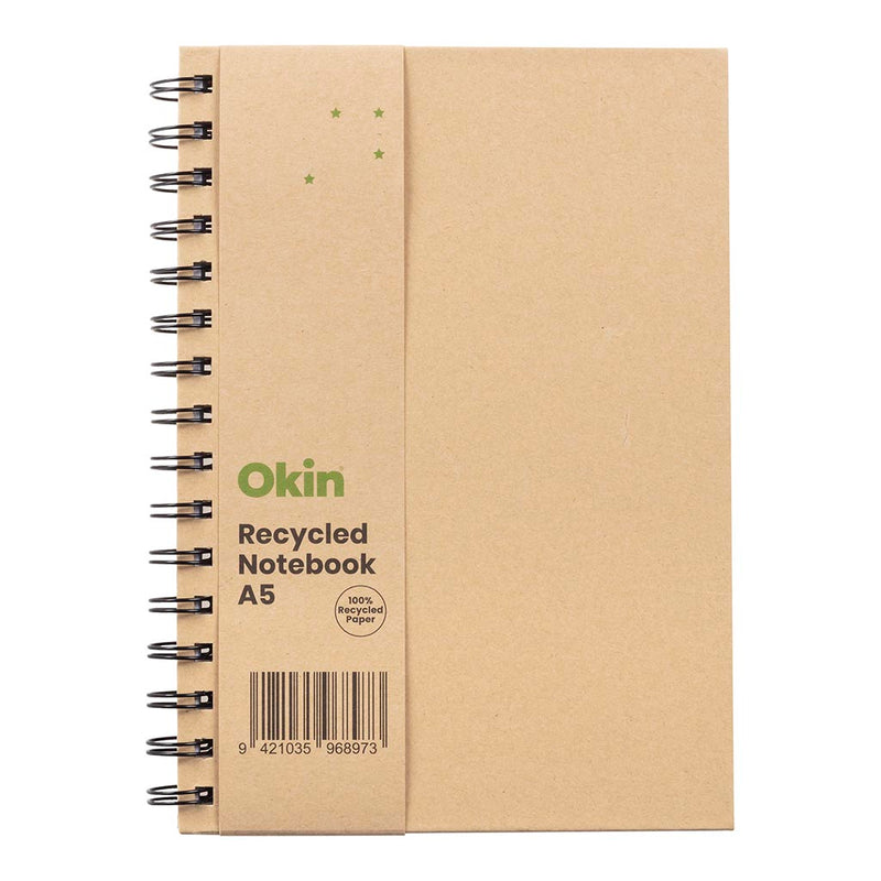 Okin Eco Spiral Hardcover Notebooks
