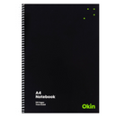 Okin Spiral Notebook A4 Soft Cover - Packs of 3