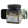 Derivan Matisse Structure Acrylic Paint 250ml#colour_IVORY BLACK (S1)