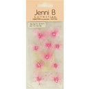 Jenni B Baby Pink Wire Butterfly Embellishments 10 Pieces