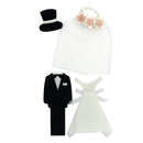 Jenni B Stickers Bride & Groom Sheet of 4