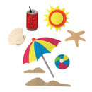 Jenni B Stickers Beach Sheet of 8