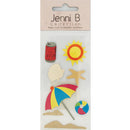 Jenni B Stickers Beach Sheet of 8