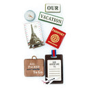 Jenni B Stickers World Travel Sheet of 7