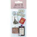 Jenni B Stickers World Travel Sheet of 7