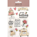 Jenni B Stickers Marriage Bells Sheet of 13