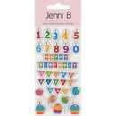 Jenni B Stickers Birthday Wish Sheet of 22