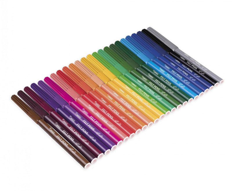 Jovi Washable Fine Felt-Tip Pens Set of 24