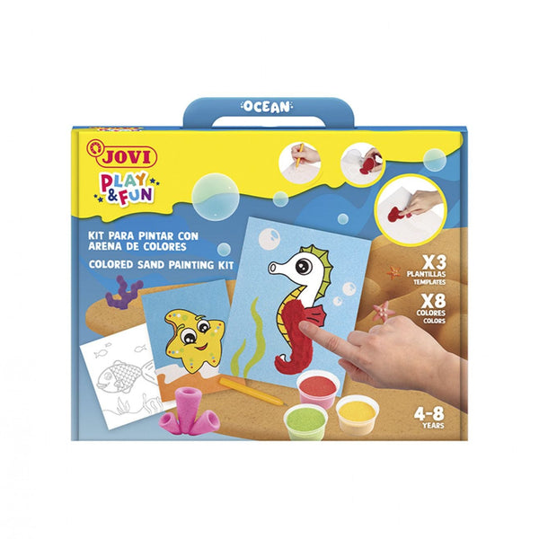 Jovi PLAY&FUN Ocean Sand Painting Kit of 11 Pieces