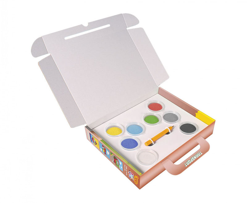 Jovi PLAY&FUN Transport Sand Painting Kit of 11 Pieces
