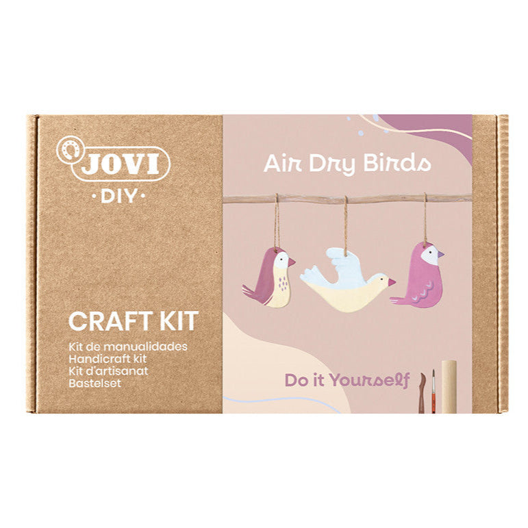 Jovi Air Birds Clay Craft Kit 24 Pieces