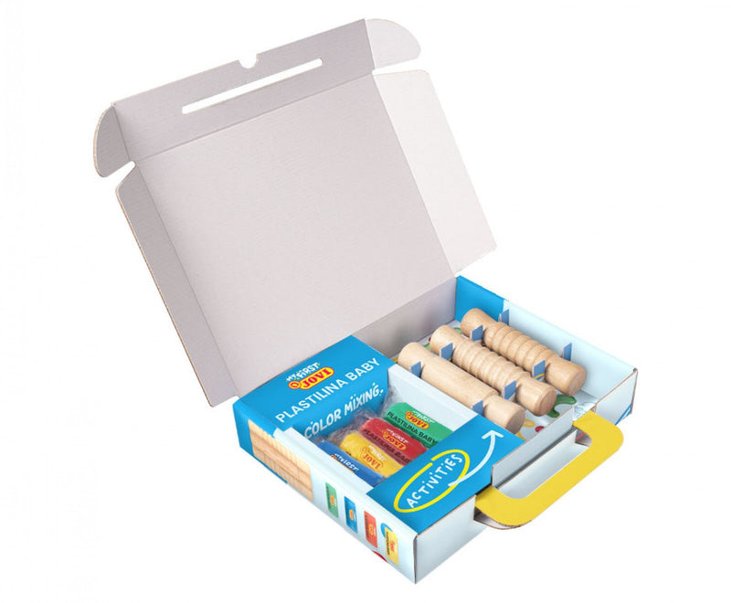 Jovi My First Plastilina Baby and Rolling Pins Modelling Kit 7 Pieces