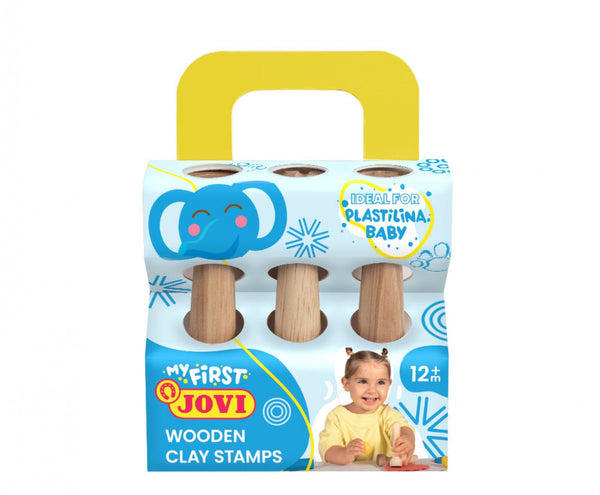 Jovi My First Wooden Clay Stamps Set of 3