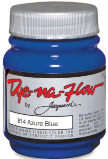 Jacquard Dye-na-flow Fabric Paints 66.54ml#Colour_AZURE BLUE