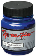 Jacquard Dye-na-flow Fabric Paints 66.54ml#Colour_CERULEAN BLUE