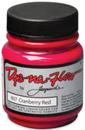 Jacquard Dye-na-flow Fabric Paints 66.54ml#Colour_CRANBERRY RED